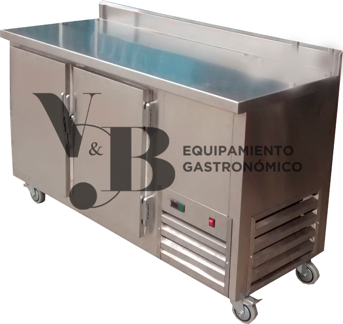 MESA REFRIGERADA EN ACERO INOXIDABLE